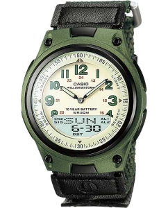Купить Японские наручные часы Casio Collection AW-80V-3B с хронографом  в E-mobi