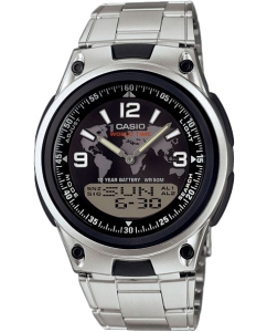 Купить Японские наручные часы Casio Illuminator AW-80D-1A2 с хронографом  в E-mobi