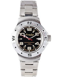 Купить Российские механические наручные часы Восток Амфибия 60335  в E-mobi