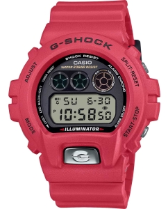 Купить Японские наручные часы Casio G-SHOCK DW-6900TR-4 с хронографом  в E-mobi