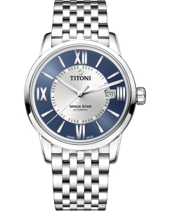 Купить Швейцарские механические наручные часы Titoni 83538-S-580  в E-mobi