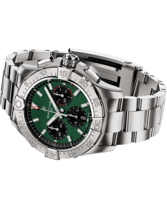 Купить Швейцарские механические наручные часы Breitling AB0146101L1A1 с хронографом  в E-mobi