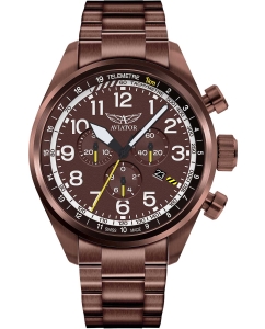 Купить Швейцарские наручные часы Aviator V.2.25.8.172.5 с хронографом  в E-mobi
