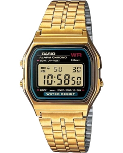 Купить Японские наручные часы Casio Vintage A-159WGEA-1E с хронографом  в E-mobi
