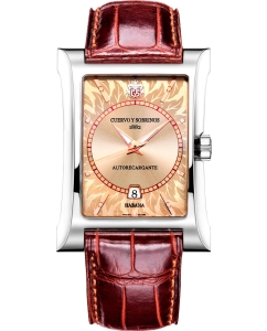 Купить Швейцарские механические наручные часы Cuervo y Sobrinos 2451.1CC  в E-mobi