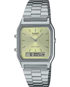 Купить Японские наручные часы Casio Vintage AQ-230A-9A с хронографом  в E-mobi