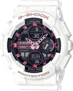 Купить Японские наручные часы Casio G-SHOCK GMA-S140M-7AER с хронографом  в E-mobi