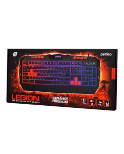 Купить Проводная клавиатура Perfeo LEGION Black (PF-9220-GM)  в E-mobi