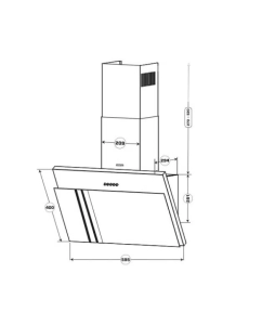 Купить Вытяжка настенная Centek CT-1826-60 белый  в E-mobi