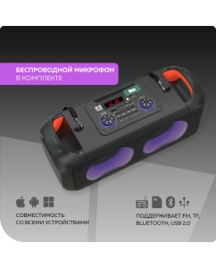 Купить Портативная колонка More Choice BK55 Black  в E-mobi