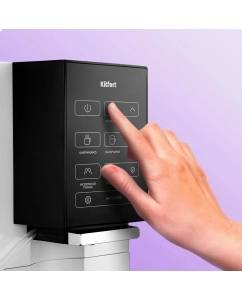 Купить Кофемашина автоматическая Kitfort KT-7465 белый; черный  в E-mobi