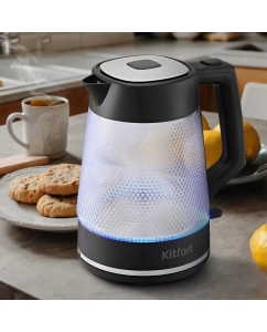 Купить Чайник электрический Kitfort KT-6710 1.7 л черный  в E-mobi