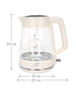 Купить Чайник электрический Oursson KE1747G 1.7 л белый  в E-mobi