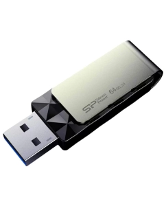 Купить Флешка Silicon Power Blaze B30 16ГБ Black (SP016GBUF3B30V1K)  в E-mobi