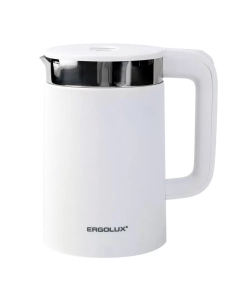 Купить Чайник электрический ERGOLUX ELX-KS11-C01 белый PRO 15329  в E-mobi