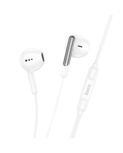 Купить Наушники вкладыши Type-C разъём с МК Hoco M123 1.2м White  в E-mobi