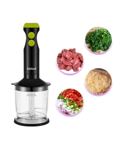 Купить Погружной блендер Kitfort КТ-3041-2 Black/Green  в E-mobi