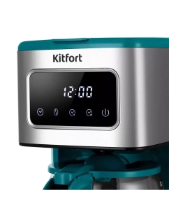 Купить Кофеварка капельного типа Kitfort КТ-7251 голубой  в E-mobi
