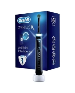 Купить Электрическая зубная щетка Braun Genius X D706.513.6 Mn/Bl  в E-mobi