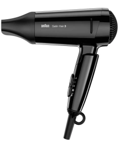 Купить Фен Braun Satin Hair 3 Style&amp;Go HD350 1600 Вт черный  в E-mobi