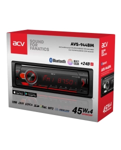Купить Автомагнитола ACV AVS-944BM 1DIN 4x50Вт  в E-mobi