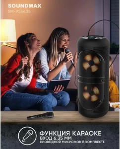 Купить Акустика напольная SOUNDMAX SM-PS4405 (черный)  в E-mobi