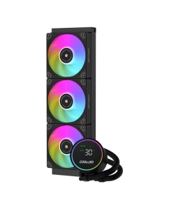 Купить Система водяного охлаждения Coolleo ICE Fairy DIG 360 BK Black (DIG-360-BK)  в E-mobi