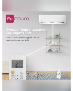 Купить Сплит-система Ferrum FIS12F2/FOS12F2 серии FORCE on/off  в E-mobi