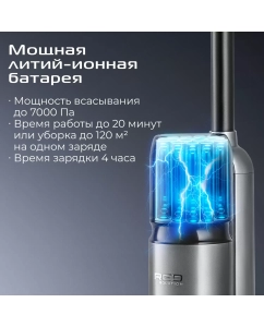 Купить Пылесос RED SOLUTION W3450 серый  в E-mobi