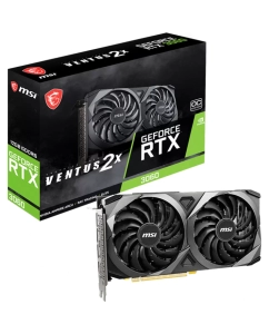 Купить Видеокарта MSI GeForce RTX 3060 12288Mb, Ventus OC 2X (RTX 3060 Ventus 2X OC 12G)  в E-mobi