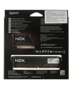 Купить Оперативная память Apacer NOX (AH4U32G36C25YMBAA-2), DDR4 2x16Gb, 3600MHz  в E-mobi