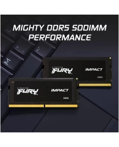 Купить Модуль памяти SO-DIMM DDR5 32Gb (2x16Gb) PC48000 6000Mhz Kingston Fury Impact  в E-mobi