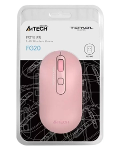 Купить Беспроводная мышь A4Tech Fstyler FG20 Pink  в E-mobi