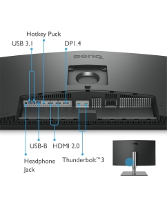 Купить 27" Монитор BenQ PD2725U серый 60Hz 3840x2160 IPS  в E-mobi