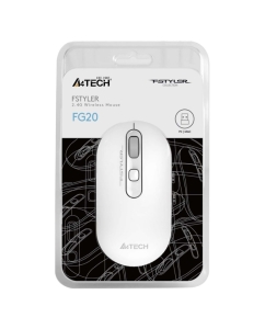 Купить Беспроводная мышь A4Tech Fstyler FG20 White  в E-mobi