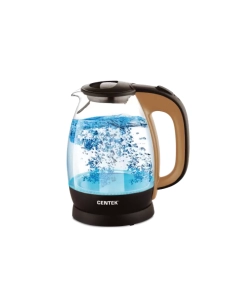 Купить Чайник электрический Centek CT-0056 1.7 л черный, бежевый  в E-mobi