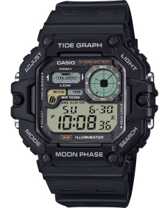 Купить Японские наручные часы Casio Collection WS-1700H-1A с хронографом  в E-mobi