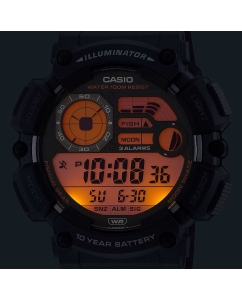 Купить Японские наручные часы Casio Collection WS-1500H-2A с хронографом  в E-mobi