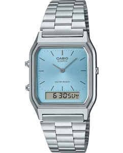 Купить Японские наручные часы Casio Vintage AQ-230A-2A1 с хронографом  в E-mobi
