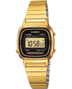 Купить Японские наручные часы Casio Vintage LA-670WEGA-1E-ucenka с хронографом  в E-mobi