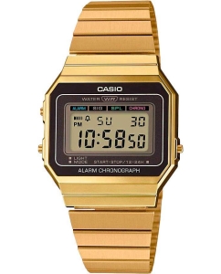 Купить Японские наручные часы Casio Vintage A700WEG-9AEF-ucenka с хронографом  в E-mobi