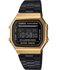 Купить Японские наручные часы Casio Vintage A-168WEGB-1B-ucenka с хронографом  в E-mobi