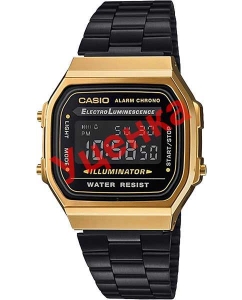 Купить Японские наручные часы Casio Vintage A-168WEGB-1B-ucenka с хронографом  в E-mobi