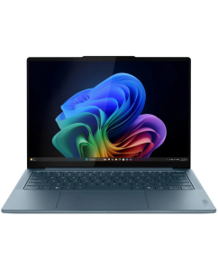 Купить Ноутбук Lenovo Yoga Slim7 14AKP10 (83JY0009RK) 14", OLED, AMD Ryzen AI 5 340 2ГГц, 6 ядер, 16ГБ LPDDR5x, 1ТБ SSD, AMD Radeon 840M, W11H, бирюзовый  в E-mobi