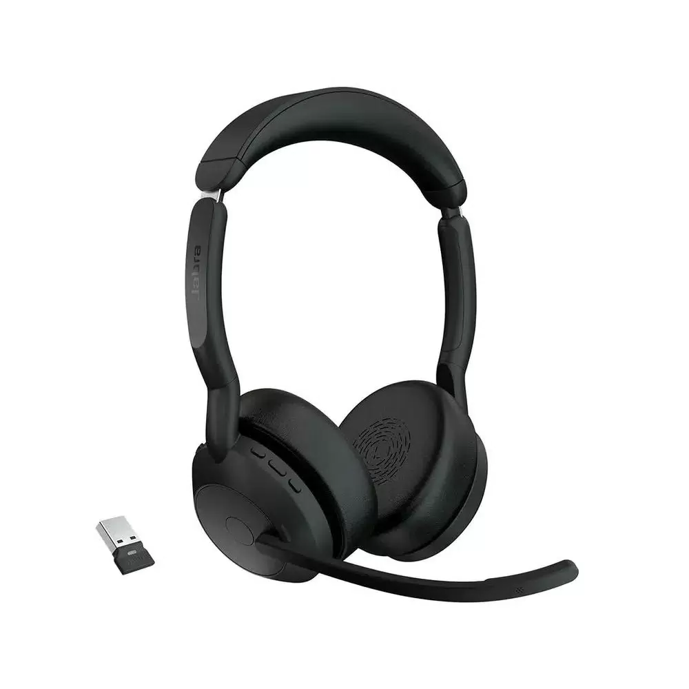 Купить Беспроводные наушники Jabra Evolve2 55 Link380c черный  в E-mobi