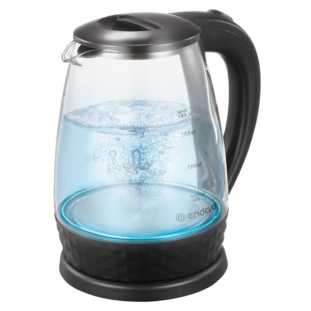 Купить Чайник электрический Endever Skyline KR-337G 1.8 л черный  в E-mobi