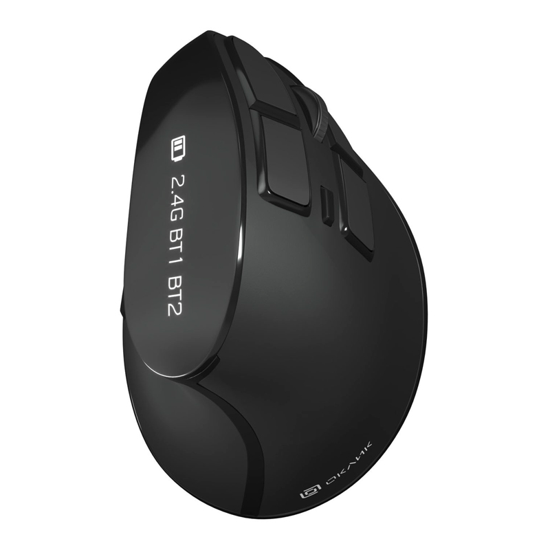 Купить Беспроводная вертикальная мышь OKLICK 990MW Black  в E-mobi