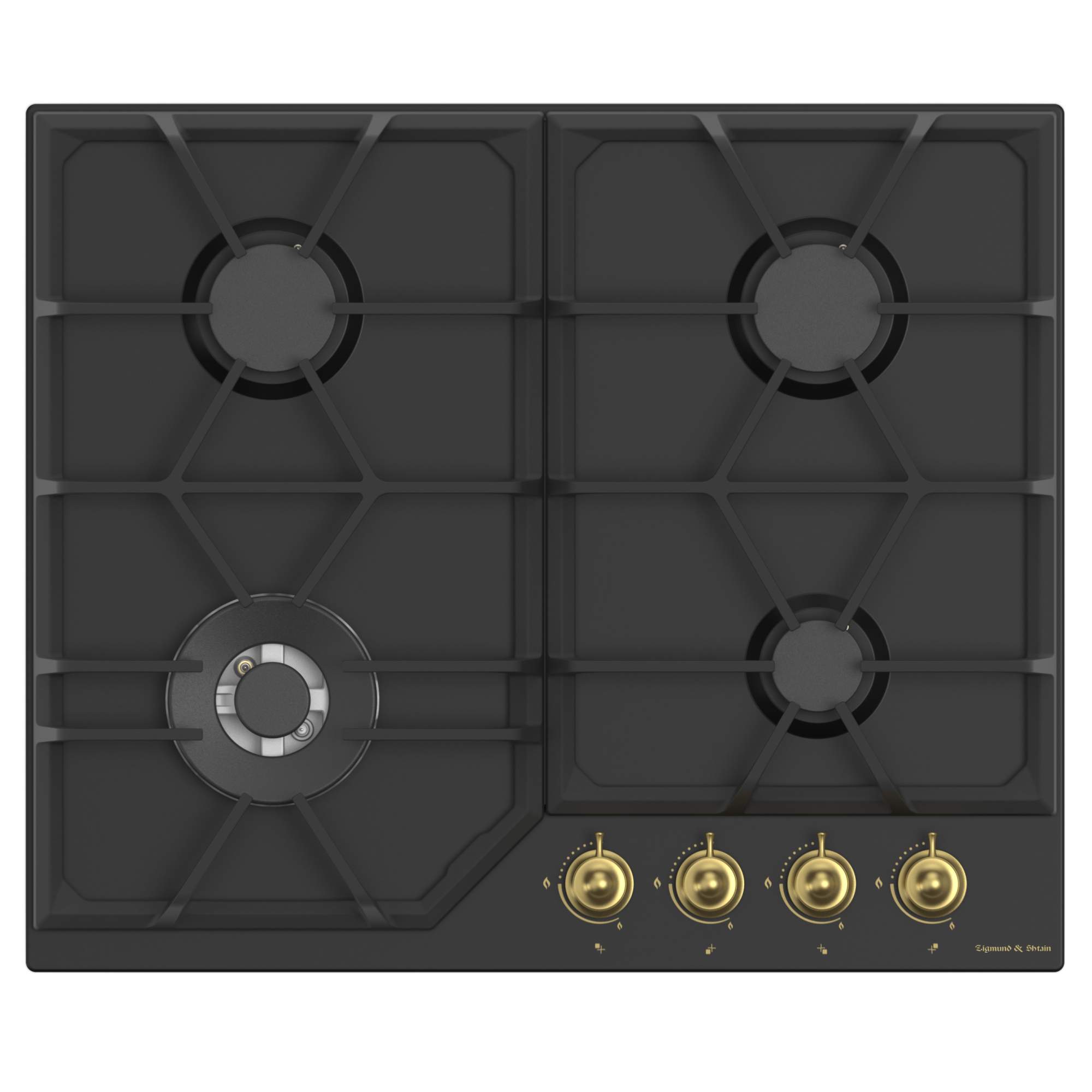 Купить Встраиваемая варочная панель газовая Zigmund & Shtain G 19.6 B черный  в E-mobi