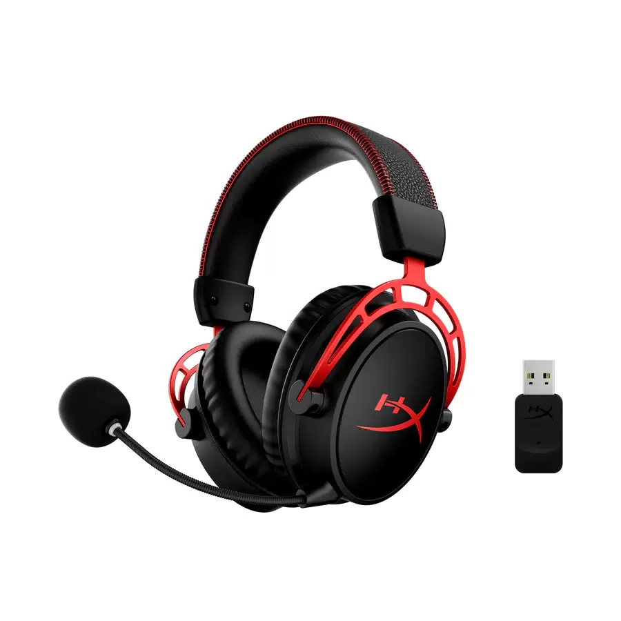 Купить Игровые наушники HyperX Cloud Alpha Wireless красный, черный (4P5D4AA)  в E-mobi