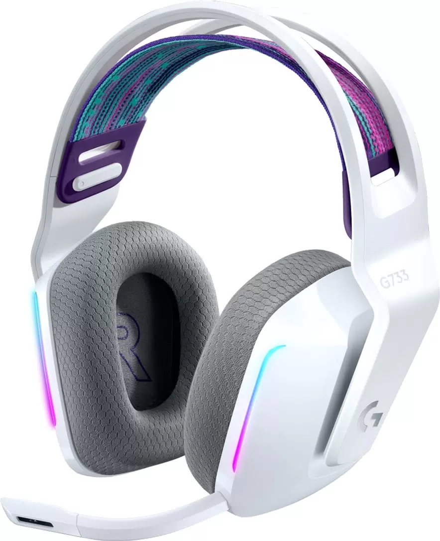 Купить Игровая гарнитура Logitech G733 Lightspeed White  в E-mobi